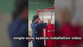 Vidéo d'installation du système d'extinction d'incendie à zone unique