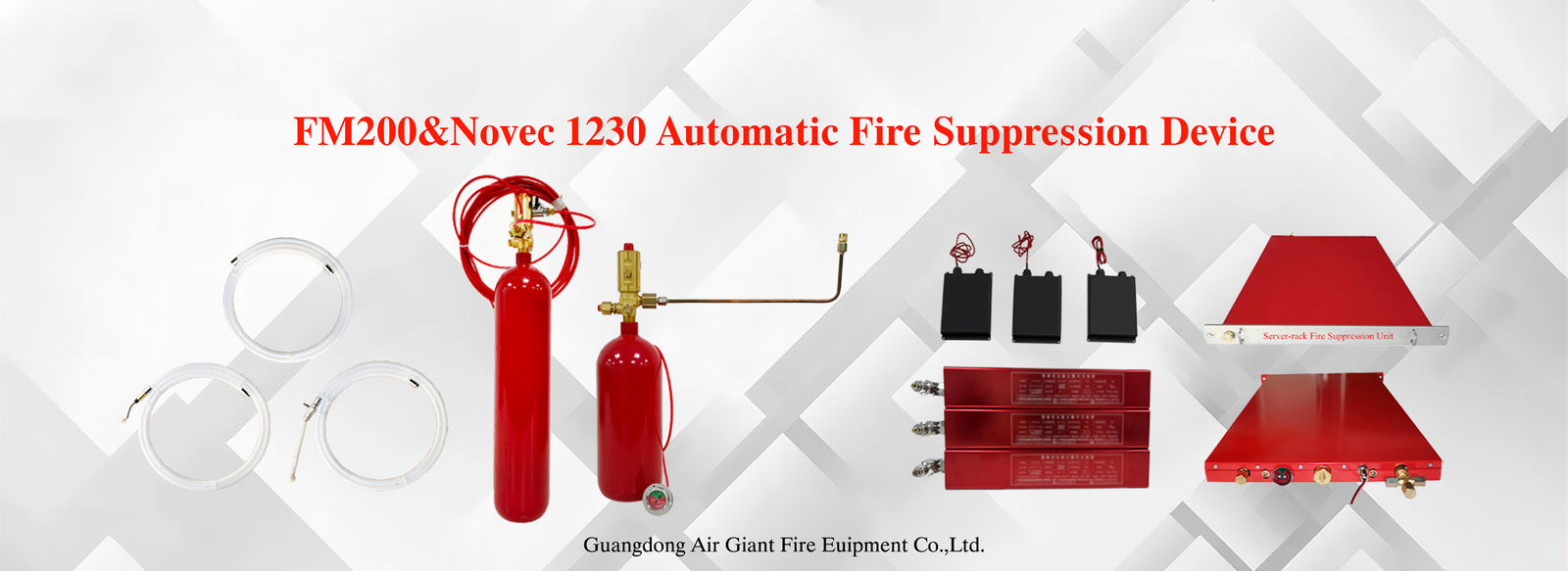 Qualité système de suppression des incendies fm200 Usine