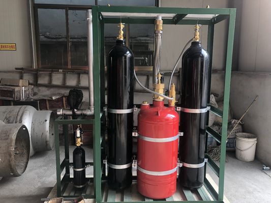 Qualité  90Ltr 120Ltr 245Ltr Piston Flow Type Clean Agent Fire Suppression System FM200 Usine