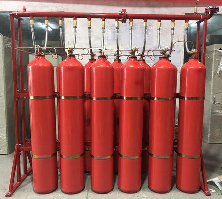Qualité  Enclosed Flooding Pipe Network Fixed CO2 Fire Extinguishing System Usine