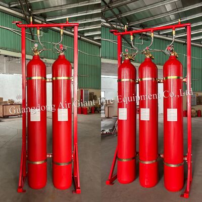 Qualité  Network Type IG55 Inert Gas Fire Suppression System with 150-300 Bar Operating Pressure -10-50°C Storage Temperature and Audible And Visual Alarm Usine