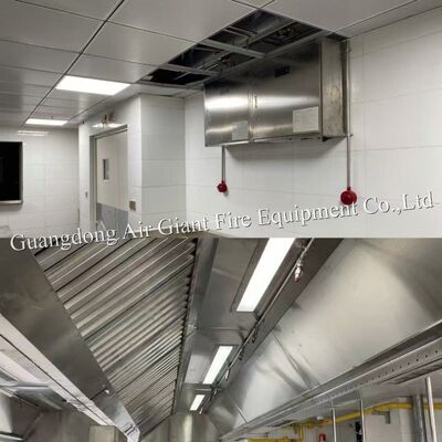 Qualité  Double Bottles Automatic Protection Restaurant Hood Fire Suppression System For Hotel Fire Fight Usine