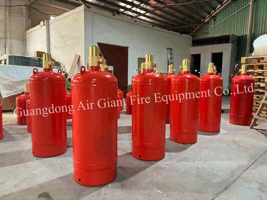 Qualité  FM200 Fire Suppression System Cylinder Without Residue For Library Usine
