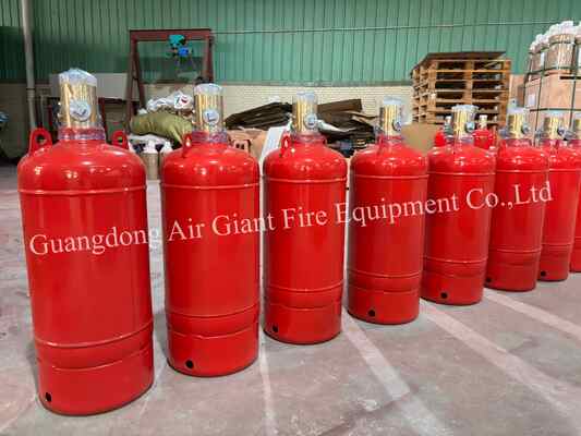 Qualité  Enclosed Flooding Novec 1230 Fire Suppression System Cylinder with 4.2MPa Storage Pressure and Residue-Free Design for Anechoic Chambers Usine