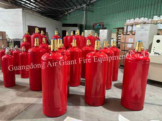 Qualité  Insulated FM200 Fire Extinguishing System Cylinder Without Residue For Telecommunication Room Usine