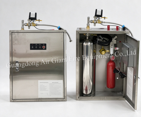 Qualité  Single Bottle Fully Automatic Commercial Kitchen Fire Suppression System Usine