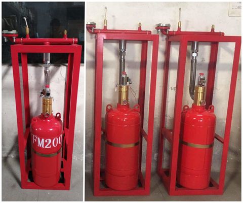 Système de gaz FM200 sans pollution pour la pièce de télécommunication