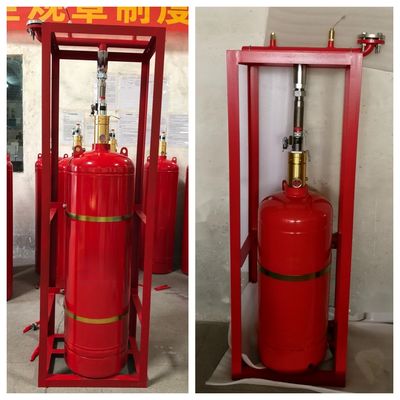 installation de système de suppression des incendies de 4.2MPa FM200 pour des archives