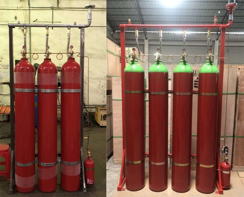 système de gaz inerte de 80Ltr 140Ltr Argonite IG55 pour la lutte contre l'incendie