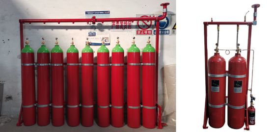Système 20MPa 30MPa de suppression des incendies de gaz inerte d'Inergen Ig541