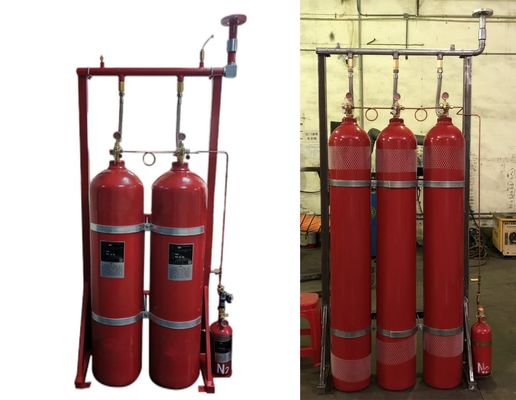 temps de pulvérisation 120s de système de suppression des incendies de gaz inerte de 80Ltr IG541