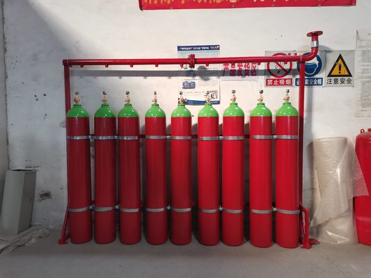 Inondation incluse de système de suppression des incendies de gaz inerte d'Inergen IG541