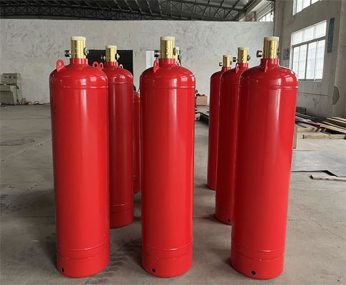 Le système Novec de suppression des incendies 1230 cylindres intoxiquent 4.2MPa dans la salle d'entreposage