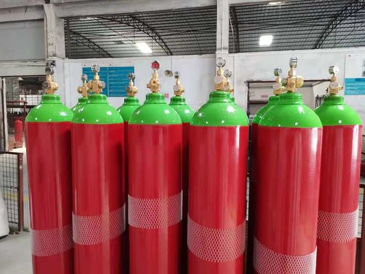 Système d'extinction inclus de gaz d'Argonite IG 55 d'inondation dans la chambre sourde