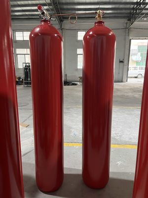 cylindres 70Ltr de CO2 de lutte contre l'incendie de système du CO2 12.4MPa dans la bibliothèque