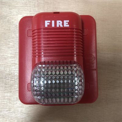 FM200 alarme d'incendie du système DC24V clignotant bruit rouge et faisant bip-bip et alarme légère