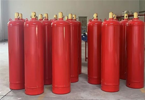 Cylindre non-corrosif de FM 200 d'agents de suppression des incendies dans la chambre sourde