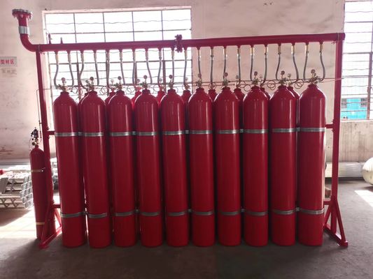 IG541 Système d'extinction des incendies par gaz inerte avec détection de flamme 200-300 Bar à 10 à 50 °C