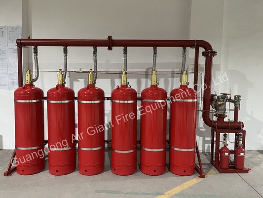 Système d'extinction d'incendie HFC227ea non conducteur pour la salle des batteries