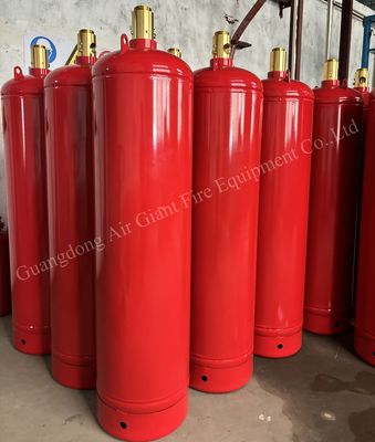HFC227ea Système d'extinction d'incendie sans pollution Bouteille personnalisée