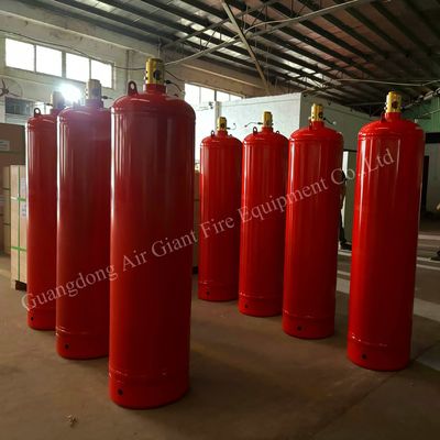 Système d'extinction d'incendie FM200 à cylindre rouge de 180L