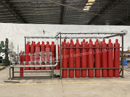 Système d'extinction d'incendie à gaz inerte argonite IG55 pour la protection contre l'incendie