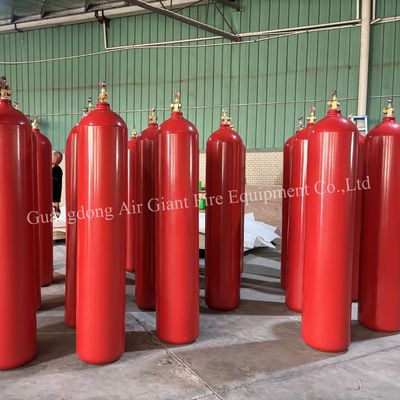 Système d'extinction d'incendie à gaz inerte IG55 d'argonite personnalisé