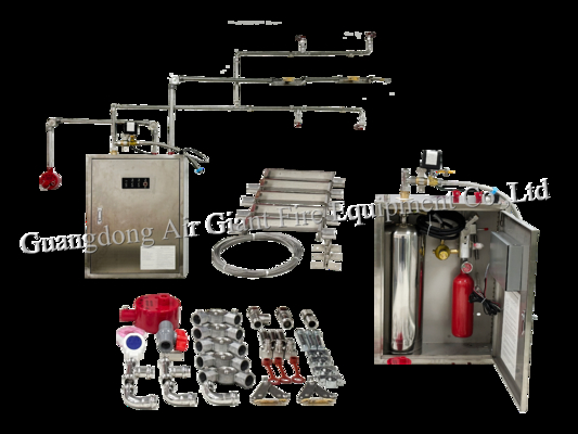 SYSTÈME AUTOMATIQUE D'EXTINCTION D'INCENDIE DE CUISINE À UN SEUL CYLINDRE