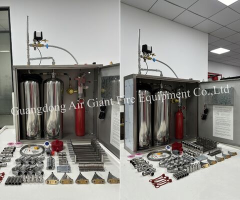 Système d'extinction d'incendie de cuisine pour les restaurants et les hôtels Combattre les incendies avec un agent d'extinction spécial de cuisine