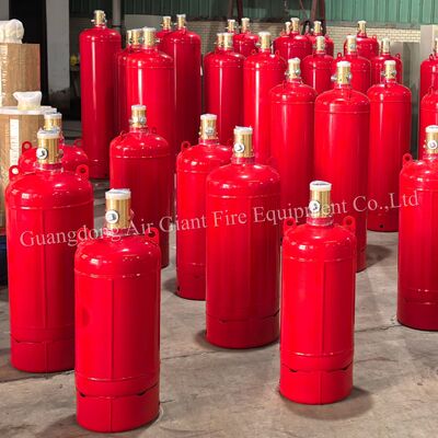 Cylindre de système de suppression d'incendie d'agent propre FM200 à faible ODP