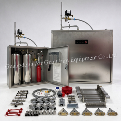 Double Bottles High-Efficiency Restaurant Fire Suppression System With Multiple Startup Methods